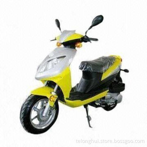EEC Scooter with 50cc Engine, Single Cylinder, 4-stroke, Kick/Electric Starting